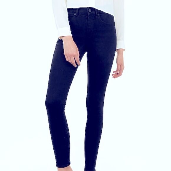 Express High Rise denim perfect dark wash Legging blue Jeans Jegging 2R - Picture 1 of 13